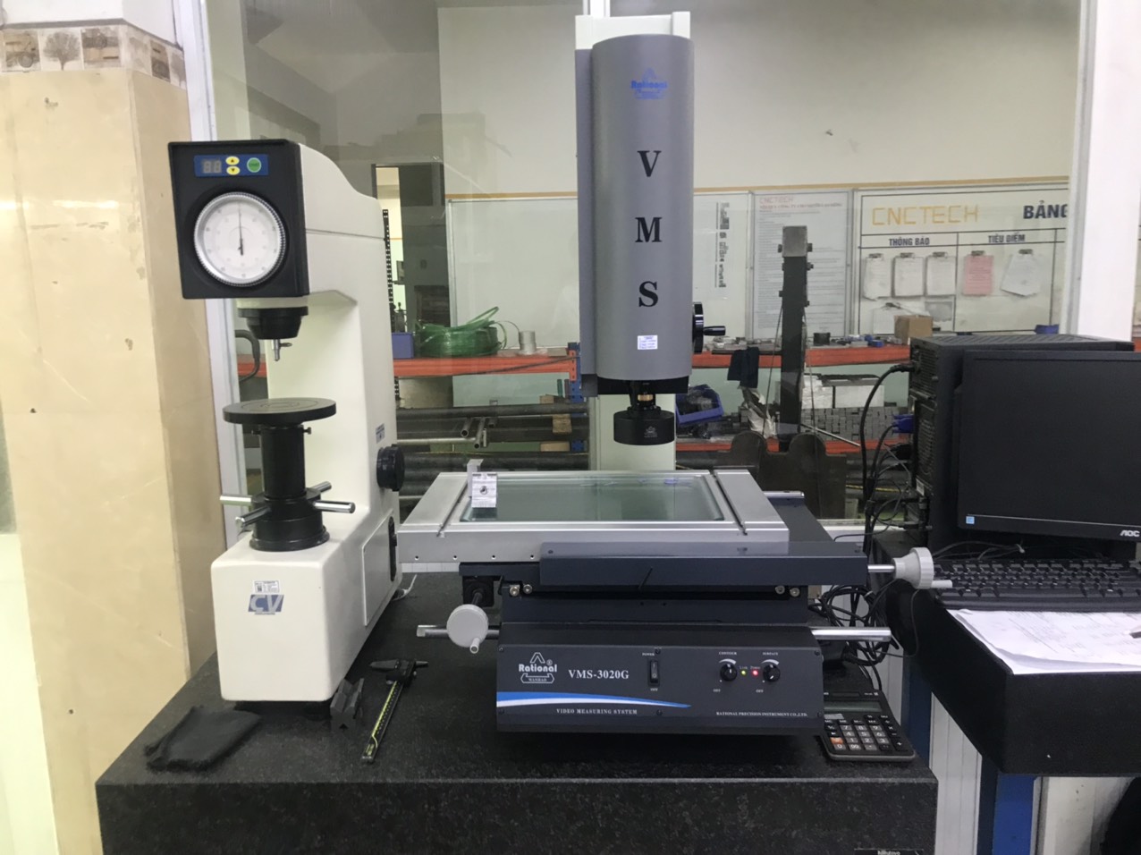 Hardness tester and CMM